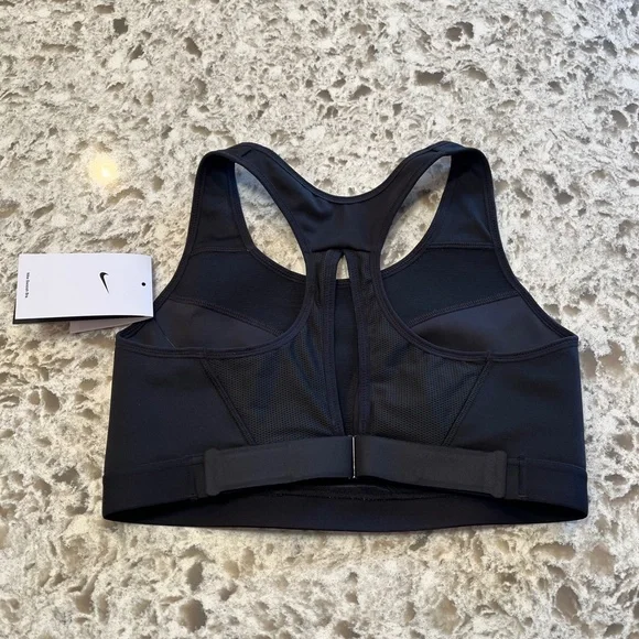 NEW Nike Swoosh Fly High Support Non Padded Sports Bra DQ5033-010 - Picture 2 of 4